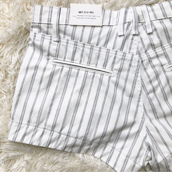 McGuire Limonata White Striped Shorts 26 NWT - Picture 7 of 10